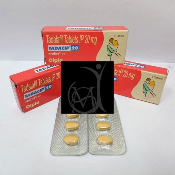 tadacip 20mg tablet on a table
