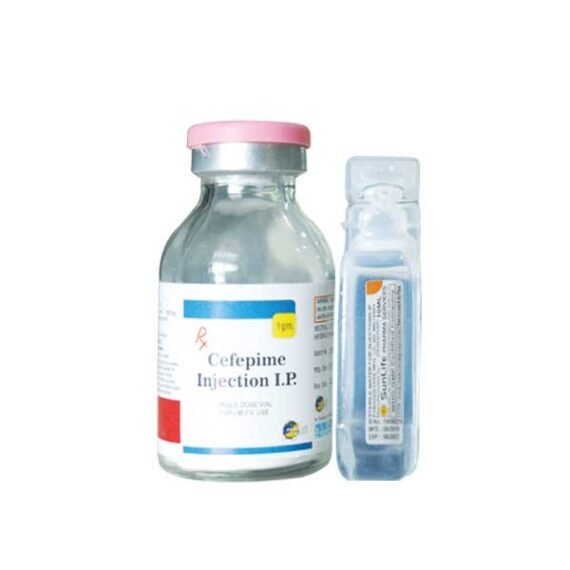 Cefepime injection is used in combination with metronidazole