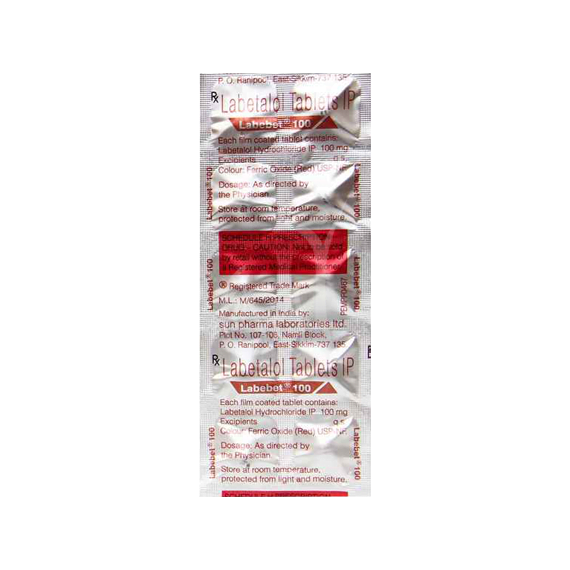 Labetalol Tablet 100 Mg