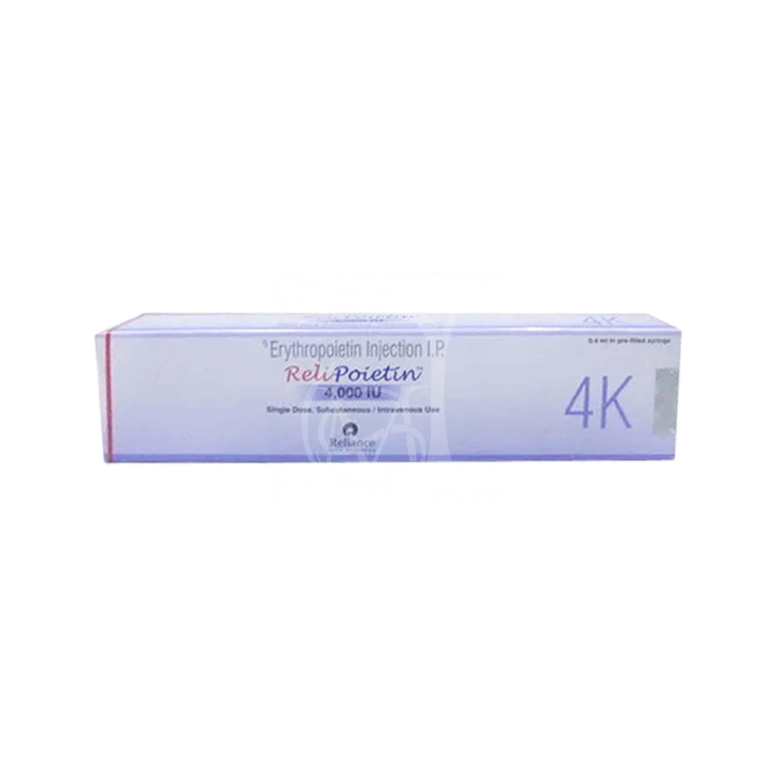 Relif Injection Relif Poietin 4000 Iu Distributor in India - Jindal Medical Store